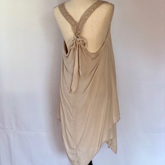 Beige halter dress - Picture 2 of 2